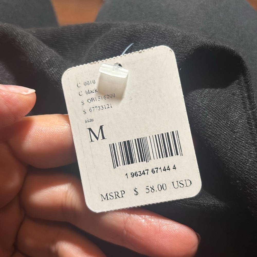 Free People Long Weekend Black Top - Picture 5 of 6